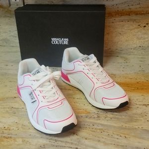 VERSACE JEANS COUTURE white sneakers size 41 new, never worn